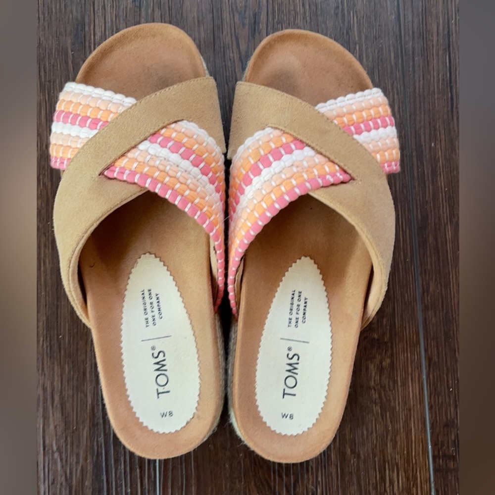TOMS slip on sandal